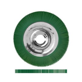 Dedeco Sunburst Radial Bristle Disc - Straight - Green 50 Grit (Extra-Coarse) - Aluminum Oxide for Polishing & Finishing