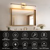 Morauroral 30″ Walnut Battery Operated Wall Sconces with Remote Control,