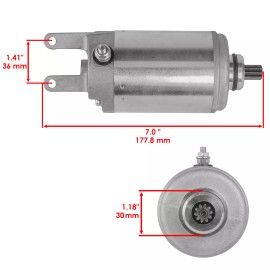 Caltric Starter & Solenoid for Honda Atv ATC250ES Big Red ATC250SX 250 ATC250 1985 1986