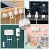 Soodyoow 8 Pezzi Supporto per cavi magnetico, Organizer per la