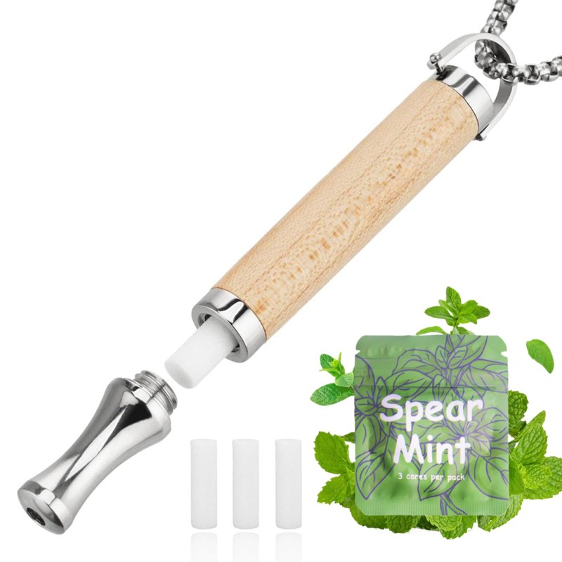LAMKHOO 3 Packs of Plant-Based Spearmint Flavor Cores for Breathing