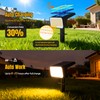 Flaow Solar Spot Lights Outdoor, [10 pack/118 LED] 4 Modes