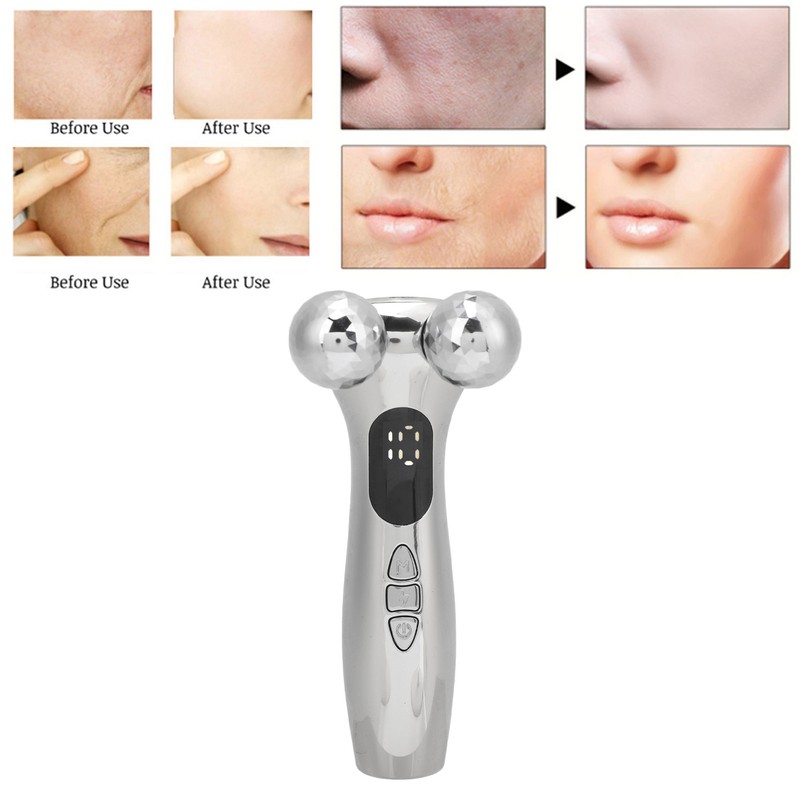 4D Face Massager Roller Skin Lifting Tightening Facial Roller Contouring