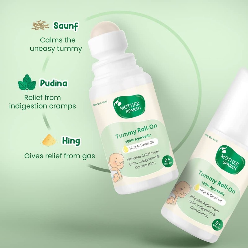 Nutranix Tna Tummy Roll On For Baby, Colic Relief, Constipation