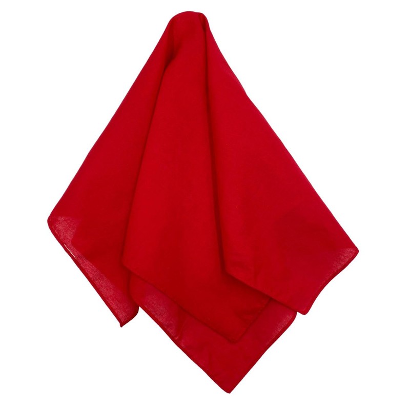 MDSTYLE 100% Cotton Solid Color Bandana for Men & Women