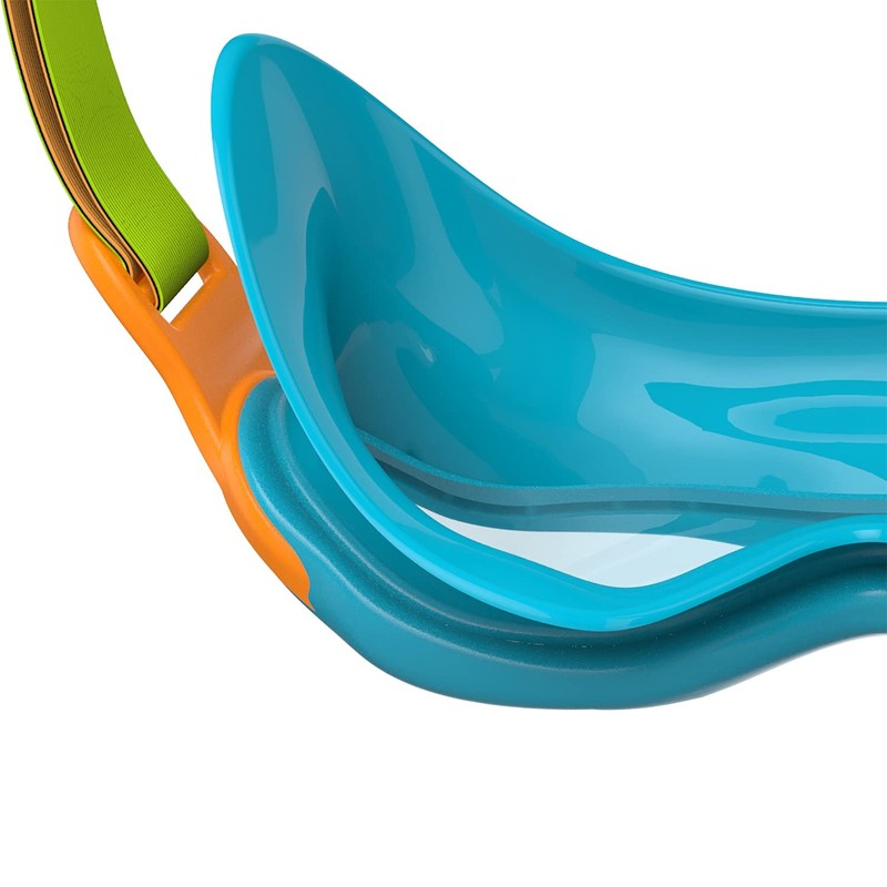 Speedo Biofuse Unisex Children's Swimming Mask, Blue, One Size