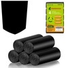 4 Gallon Small Bathroom Black Trash-Bags - Compostable Mini Garbage