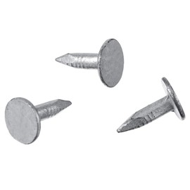 Galvanised Roofing Nails 13 mm Felt Clout Nails Felt Nails for Wood Shed Tiles (Pack of 65g)