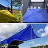 TRIWONDER Toldo Impermeable Camping Lona de Suelo Refugio Sombrilla Estera