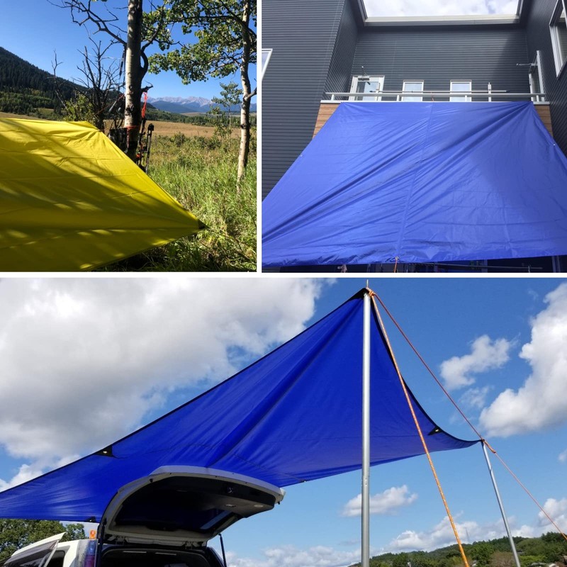 TRIWONDER Toldo Impermeable Camping Lona de Suelo Refugio Sombrilla Estera