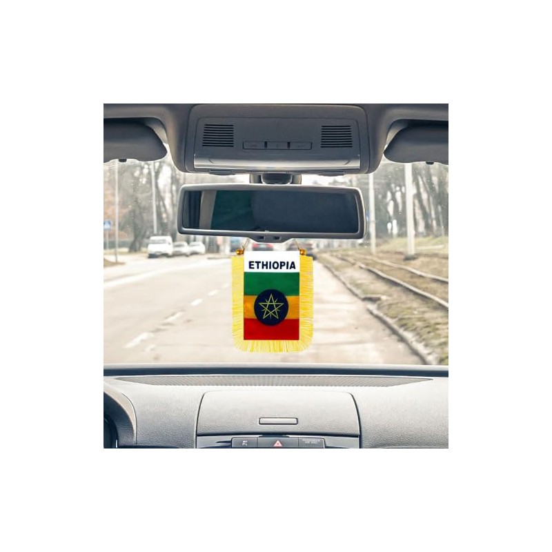 Ethiopia (Star) Mini Banner - 1 dozen pack