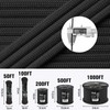 Paracord Rope 550 lb - 100ft 5/32" Parachute Cord 4MM