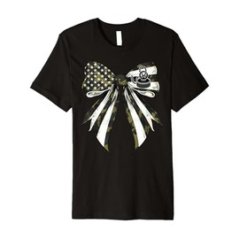 Magnet Fishing Magnet Fisherman 4th of July American Flag Premium T-Shirt