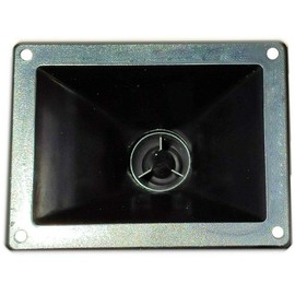 Ciare 1 PT252 Driver Tweeter with Compression 12.00 x 9.00 cm 75 Watt RMS and 200 Watt Max Impedance 8 Ohm Sensitivity 105 dB House Party + Free Capacitor, Pack of 1