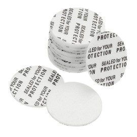 PATIKIL 18mm/0.71" Foam Lid Liner, 150 Pack PS Foam Resistant Tamper Pressure Sensitive Seal for Bottle Cap Liners Seals