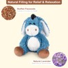 SuzziPals Heatable and Coolable Donkey Stuffed Animals, Microwavable Stuffed Animal