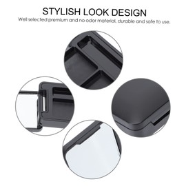 Gatuida 4Pcs Multi Shadow Case Portable Makeup Storage Box for Concealer Lipstick Eye Shadow Durable Odor Material for Travel Display