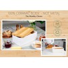 Engraved Ceramic Bread Box for Kitchen Countertop - Multipurpose Bread