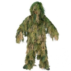 Mil-Tec by Sturm Ghillie Suit - Unisex, Woodland Camo, Medium/Large, 11962020-002