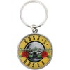 Guns N Roses Round Metal Keyring (ro)