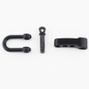 10PCS Alloy U Shaped Shackle Buckle with 4 Holes for
