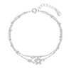 TRUMIGA Pulsera para Mujer, Pulsera de Doble Capa de Estrella