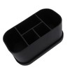 Silicone Toothbrush Toothpaste Holder Multipurpose 5 Slots Drainage Holes Bathroom
