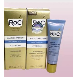ROC MULTI CORREXION EVEN TONE + LIFT EYE CREAM 0.5 OZ BOXED LOT OF 2