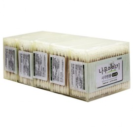 Namoo Iyagi Square Cotton Swabs 200P 5 Packs 10ea