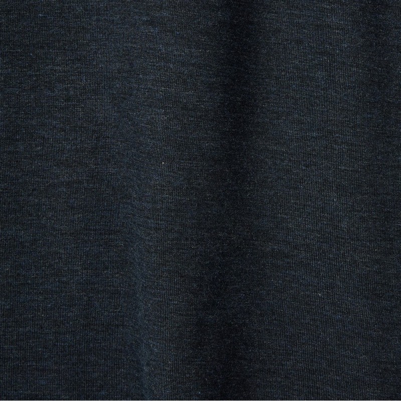 JAJU [JAJU] Men's Rayon Stretch Short Sleeve Lounge T-Shirt_Melange Navy