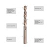 KWB HSS-E Metal Drill BIT Set 19-Piece - 1 MM