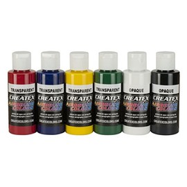 Createx 5801-00 Airbrush Paint Set, Multicolor