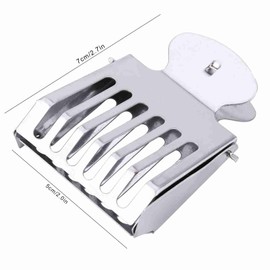 Zerodis, Stainless Steel Queen Bee Keeper Beekeeping Equipment Beekeeper Clip, silver