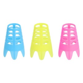 Hsthe Sea 9 Pcs Plastic Golf Tees Set, Golf Training Tees Tools for Indoor and Outdoor Training, Golf Simulator Tees for Home and Lawn Use