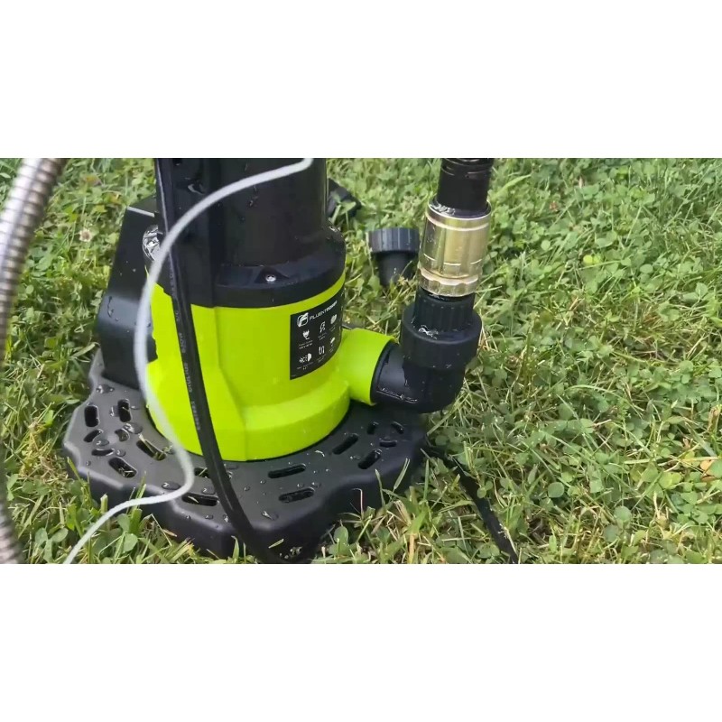 FLUENTPOWER Automatic Pool Cover Pump, 3/4 HP 3300GPH Submersible Water