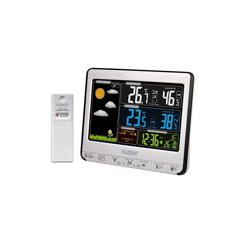 La Crosse Technology Weather Station ws6826whi-bla Coloured