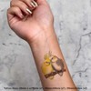 4 x 'Cockatiel Pair' Temporary Tattoos - Water Resistant, Skin-Safe,