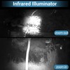 IR LED Flashlight Weatherproof Zoomable 850nm Infrared Flashlight for Hunting