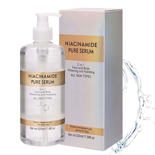Niacinamide Pure Serum, 2-in-1 Face & Body Niacinamide Serum for