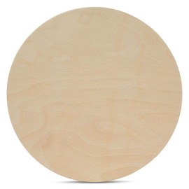 22 Inch Wooden Circle Plaques 1/2 Inch Thick, Package of 1, Unfinished Baltic Birch Wood by Woodpeckers