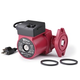 Trupow 1" Flange Connection 115V Hot Water 3-Speed Circulation Pump Circulator Pump Recirculating Pump for Home Water Heater System
