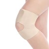 Ultra-Thin Hook-and-Loop Knee Cartilage Support Knee Support M/Black 2ea