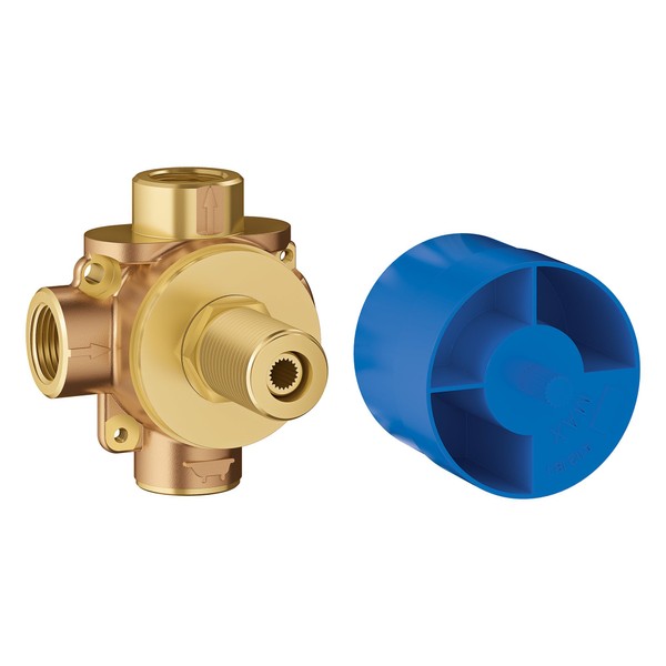 Grohe 29903000 Concetto 3-Way Diverter Rough-in Valve, Brass
