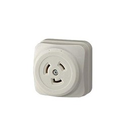 Panasonic Grounded 2p20 a Catch Exposure Outlet wk2520 W