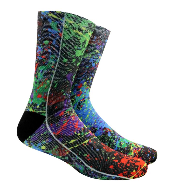 KACOLOR - Calcetines de tubo para hombre con estampado 3D,