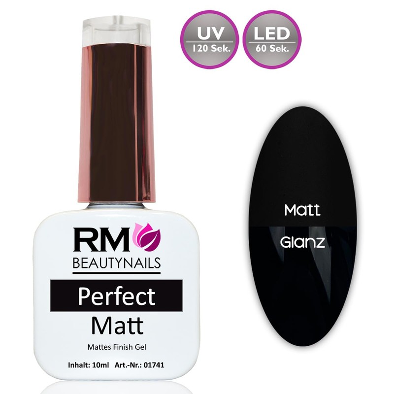 RM Beautynails Perfect Gloss/Perfect Matt Economy Set Quickfinish UV LED