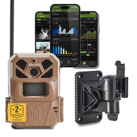 Moultrie Moultrie Edge 2 Cellular Trail Camera and Flex Mount - Auto Connect Nationwide 4G LTE - On Demand 36MP Photo - 1080P Video with HD Audio - 100 Ft Detection Range - Low Glow Flash