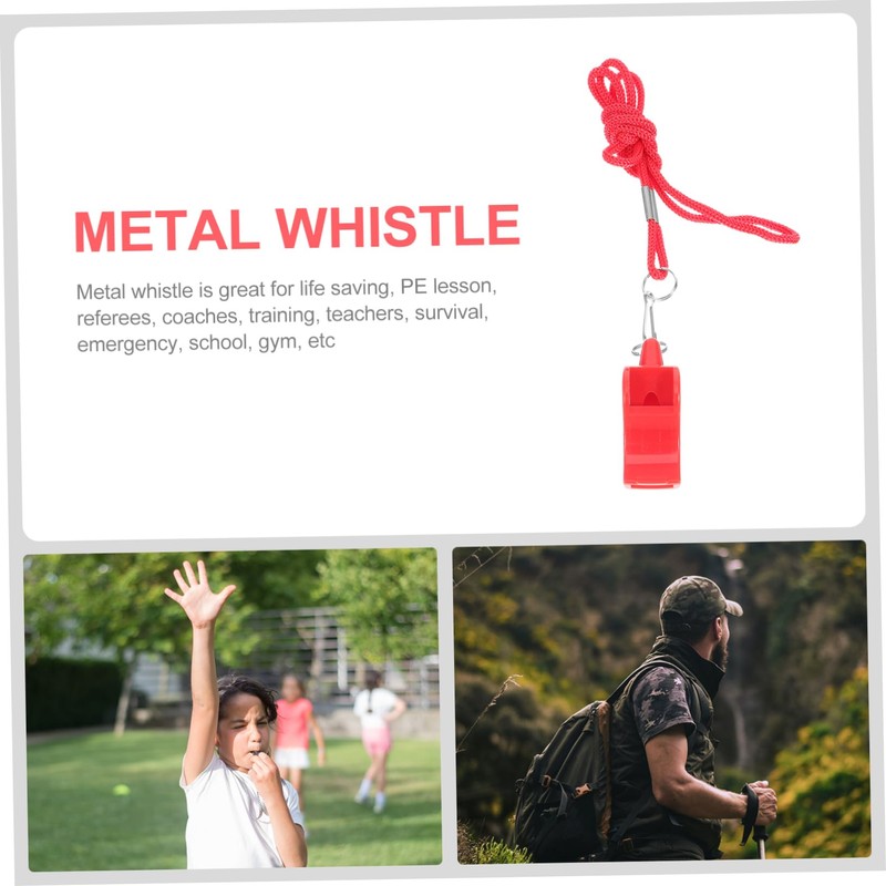 WOONEKY Loud Easy-to-Blow Emergency Whistle Sports Whistle Car Keychain Pendant