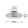 QMINOX 4 Inch × 1.5 Inch Sanitary Fitting End Cap