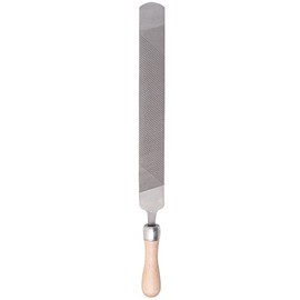 VISION TEK MED 18" Horse Rasp and File, Horse Equine Hoof Rasp, T12 Steel Flat Horseshoe File Rasp Hoof File with Wooden Handle, Suitable for The Repair of Goat Hooves, Horse Hooves, Hooves etc